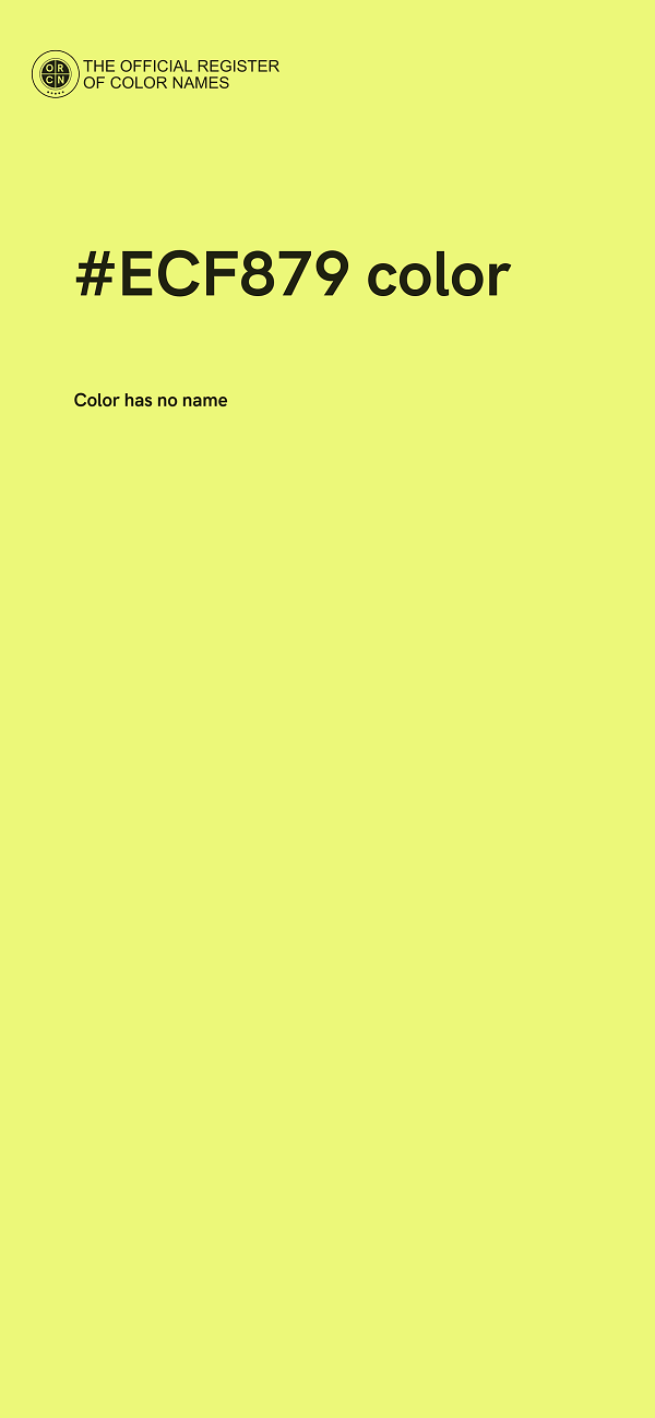 #ECF879 color image