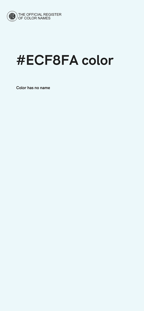 #ECF8FA color image