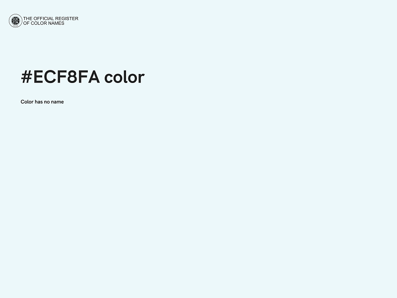 #ECF8FA color image