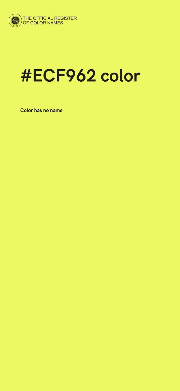 #ECF962 color image