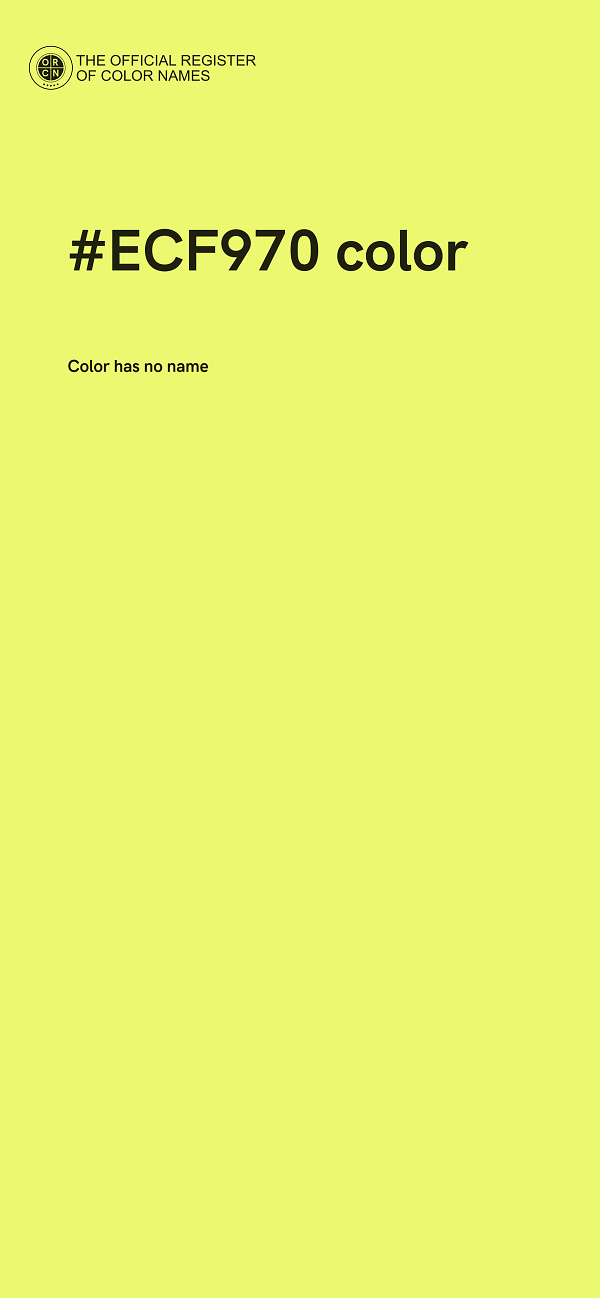 #ECF970 color image
