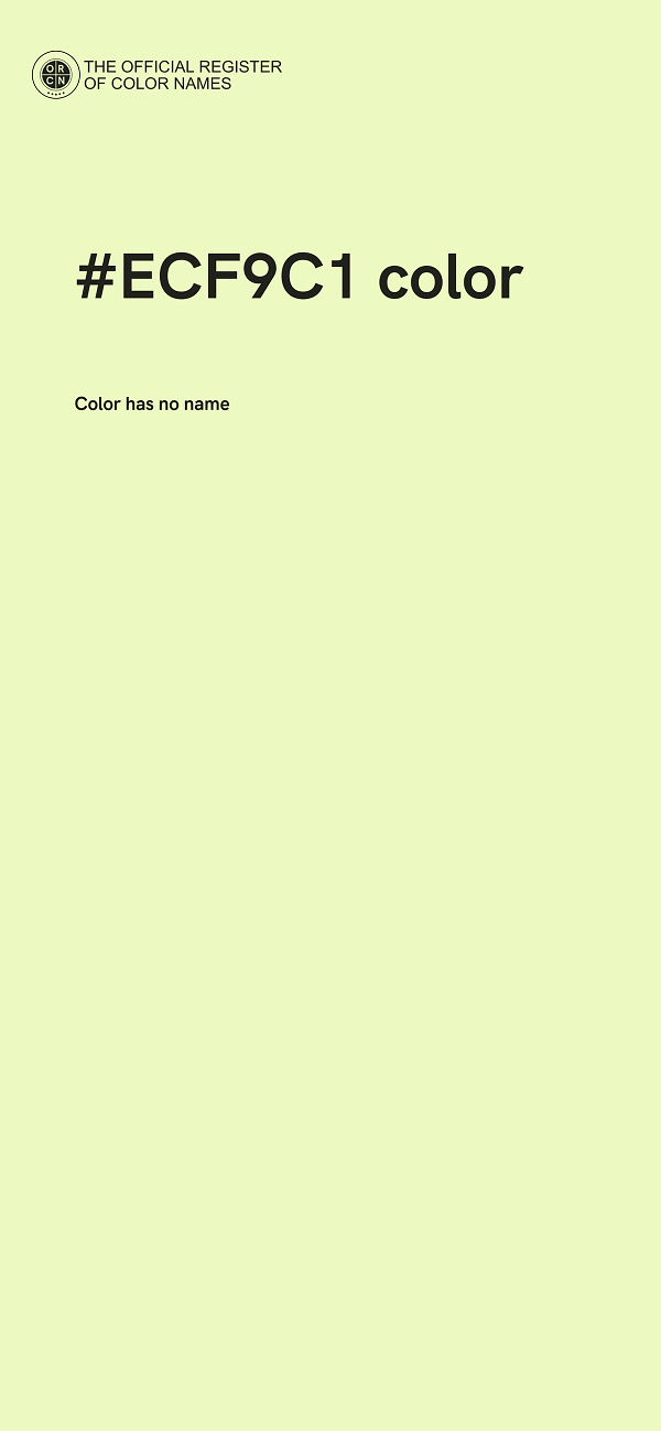#ECF9C1 color image
