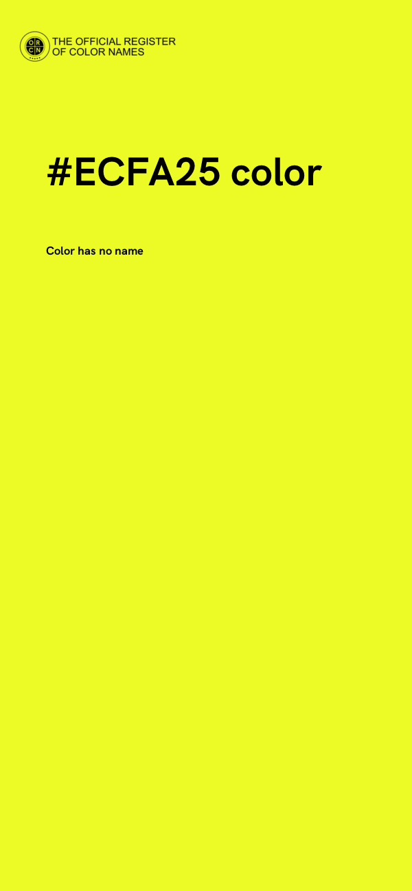 #ECFA25 color image