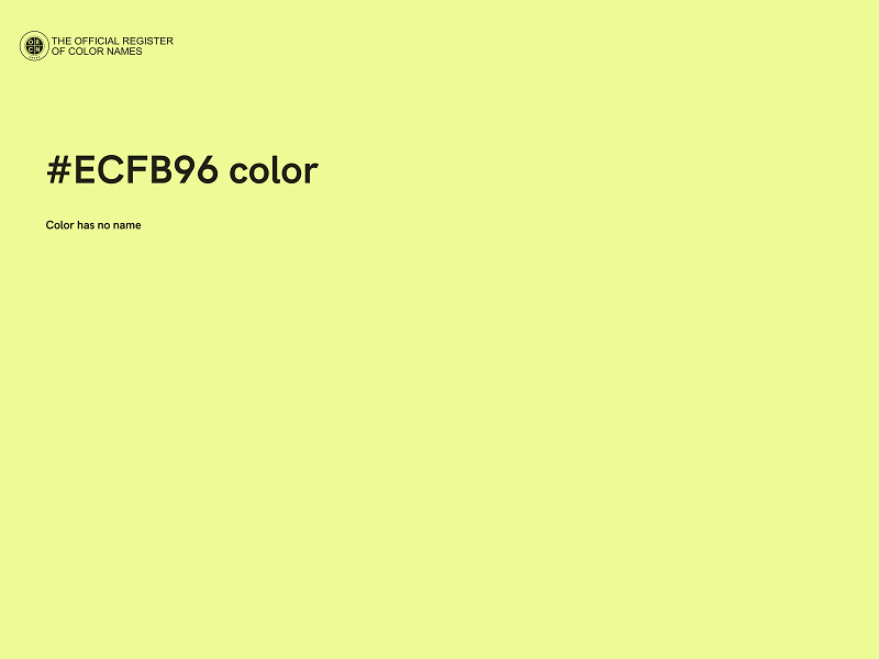 #ECFB96 color image