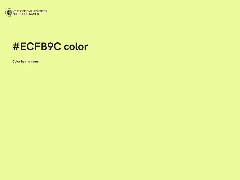 #ECFB9C color image