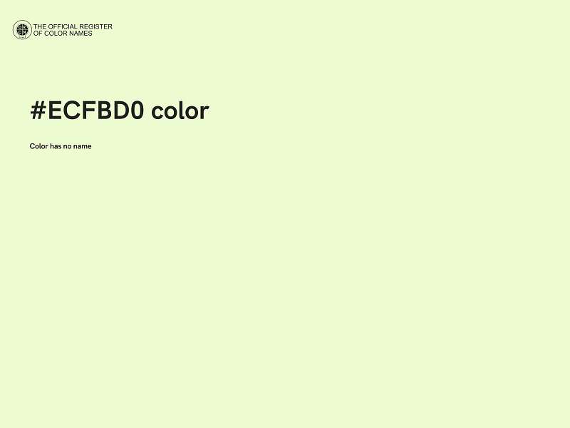 #ECFBD0 color image