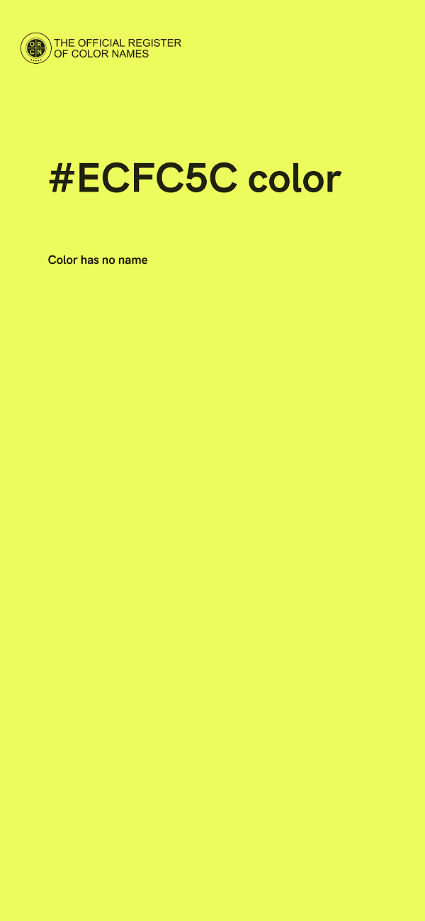 #ECFC5C color image