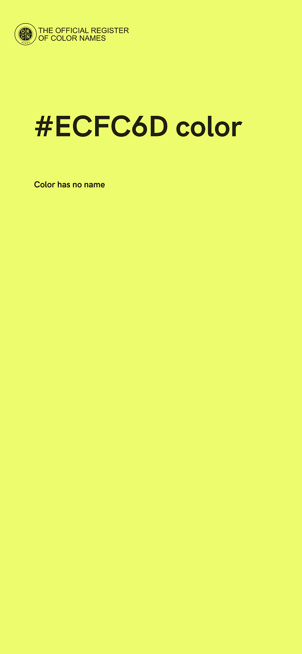 #ECFC6D color image