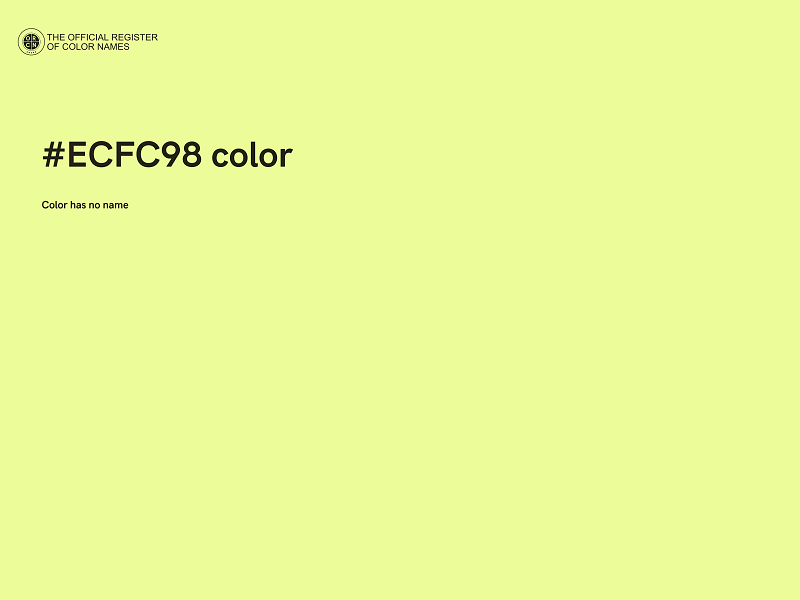 #ECFC98 color image