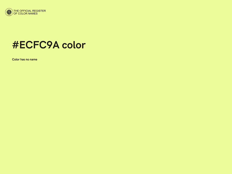 #ECFC9A color image