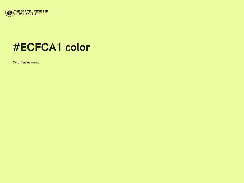 #ECFCA1 color image