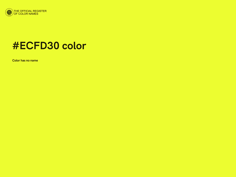 #ECFD30 color image