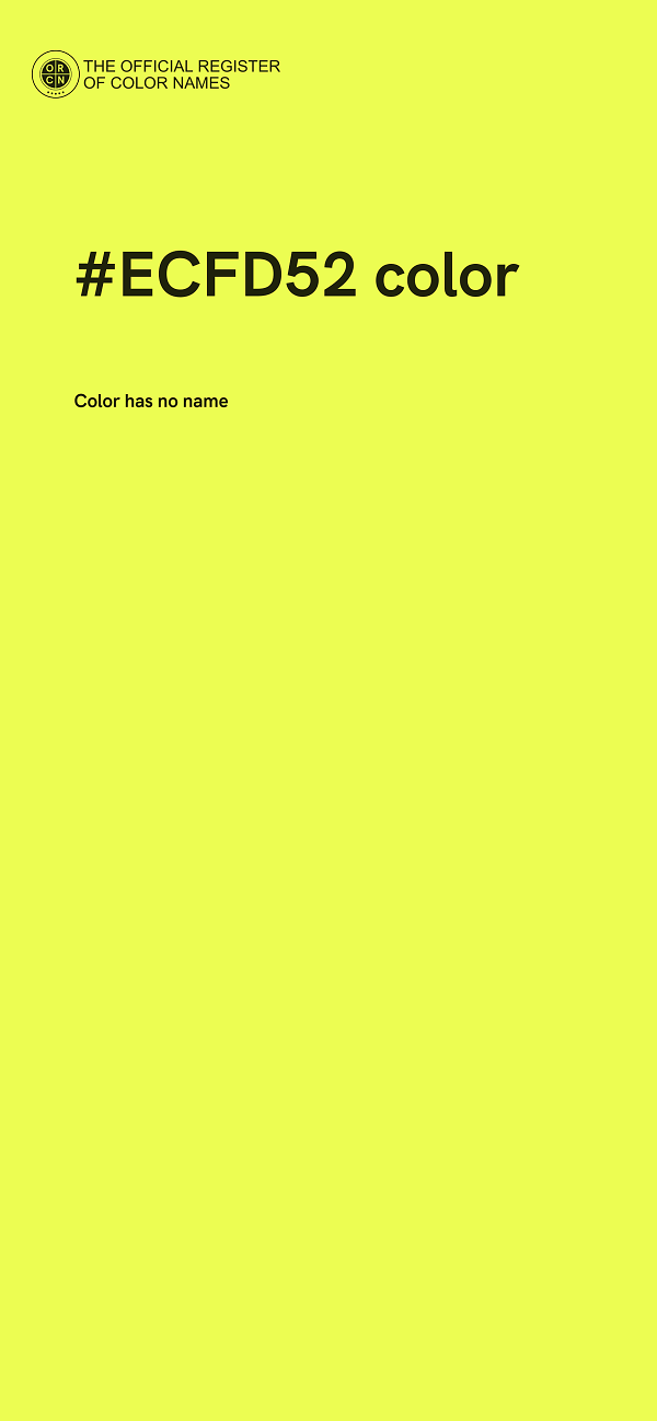 #ECFD52 color image