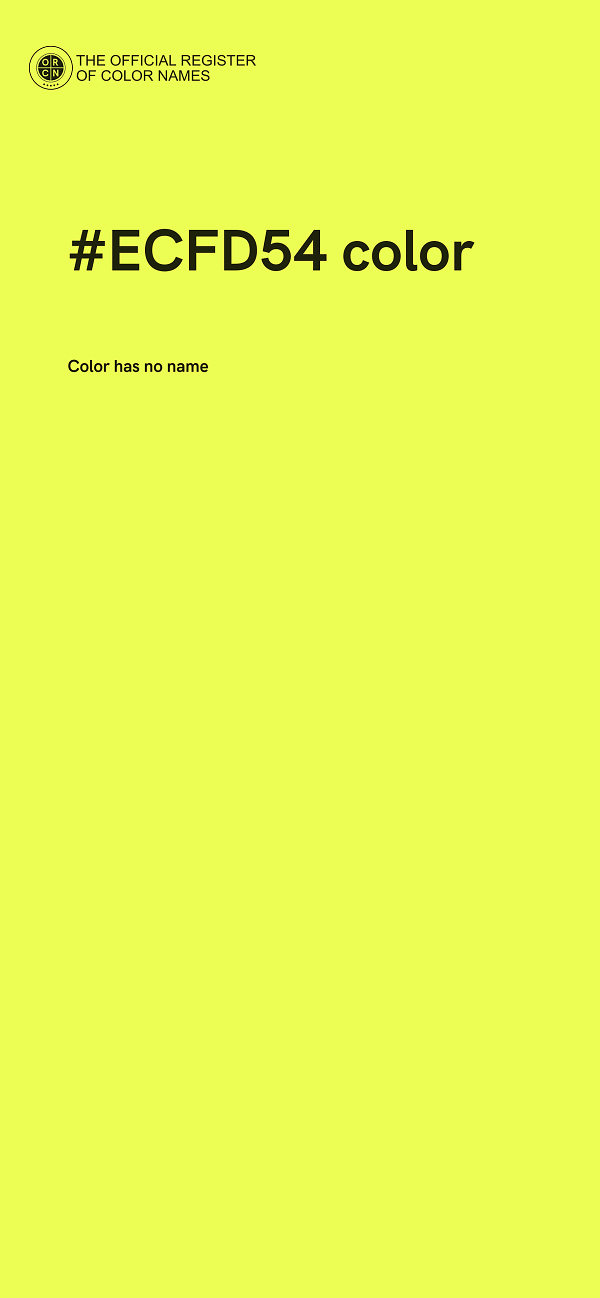#ECFD54 color image