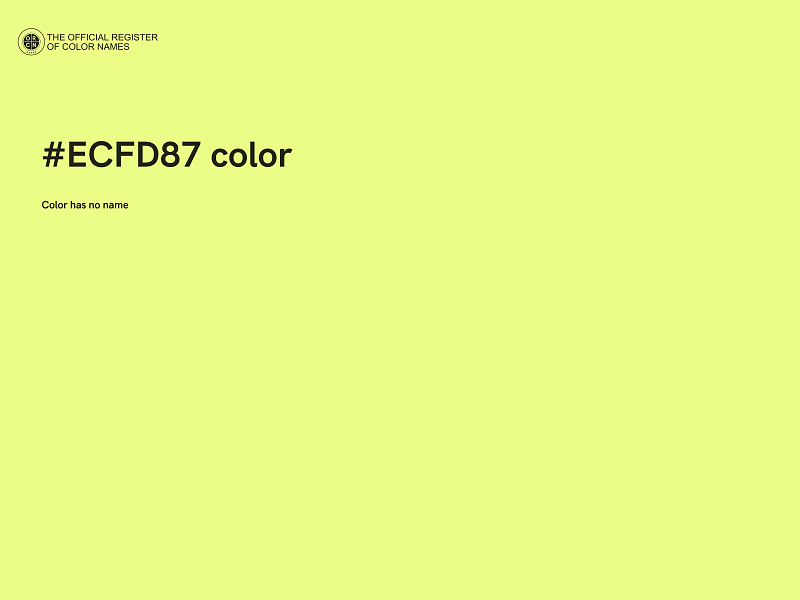 #ECFD87 color image