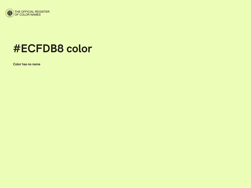 #ECFDB8 color image