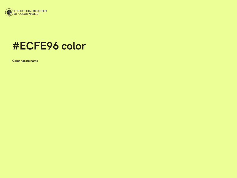 #ECFE96 color image