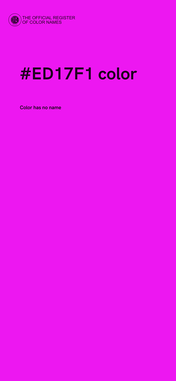 #ED17F1 color image