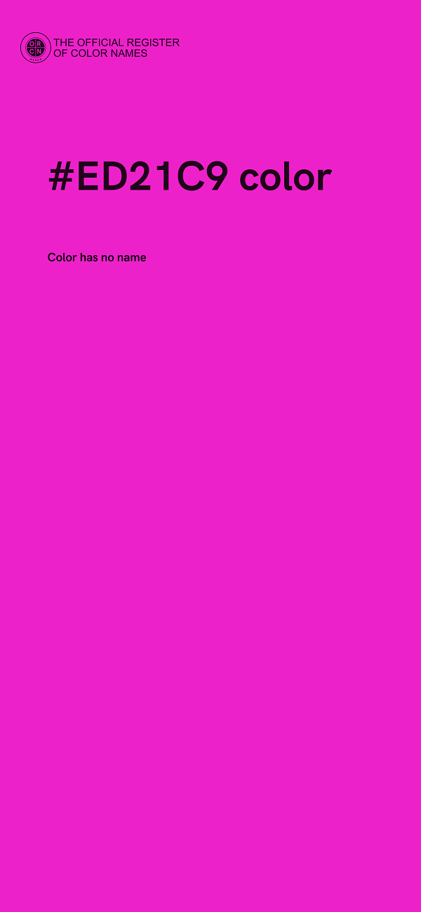 #ED21C9 color image