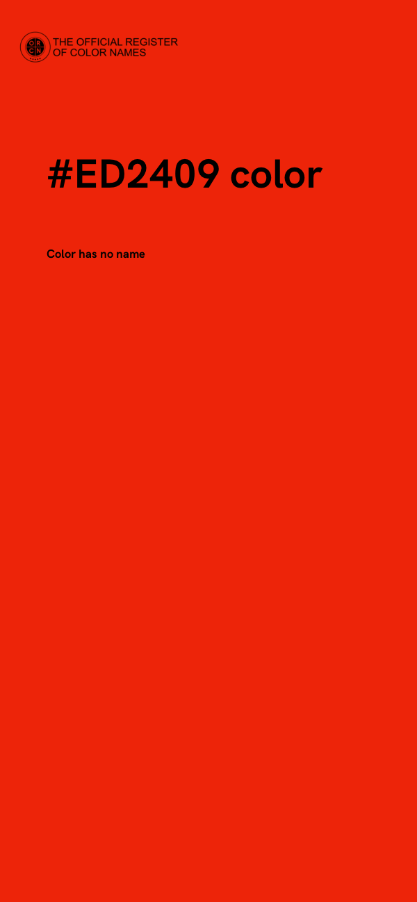 #ED2409 color image