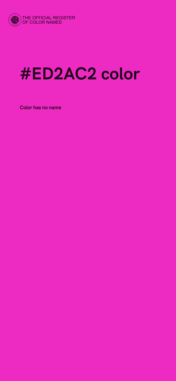 #ED2AC2 color image