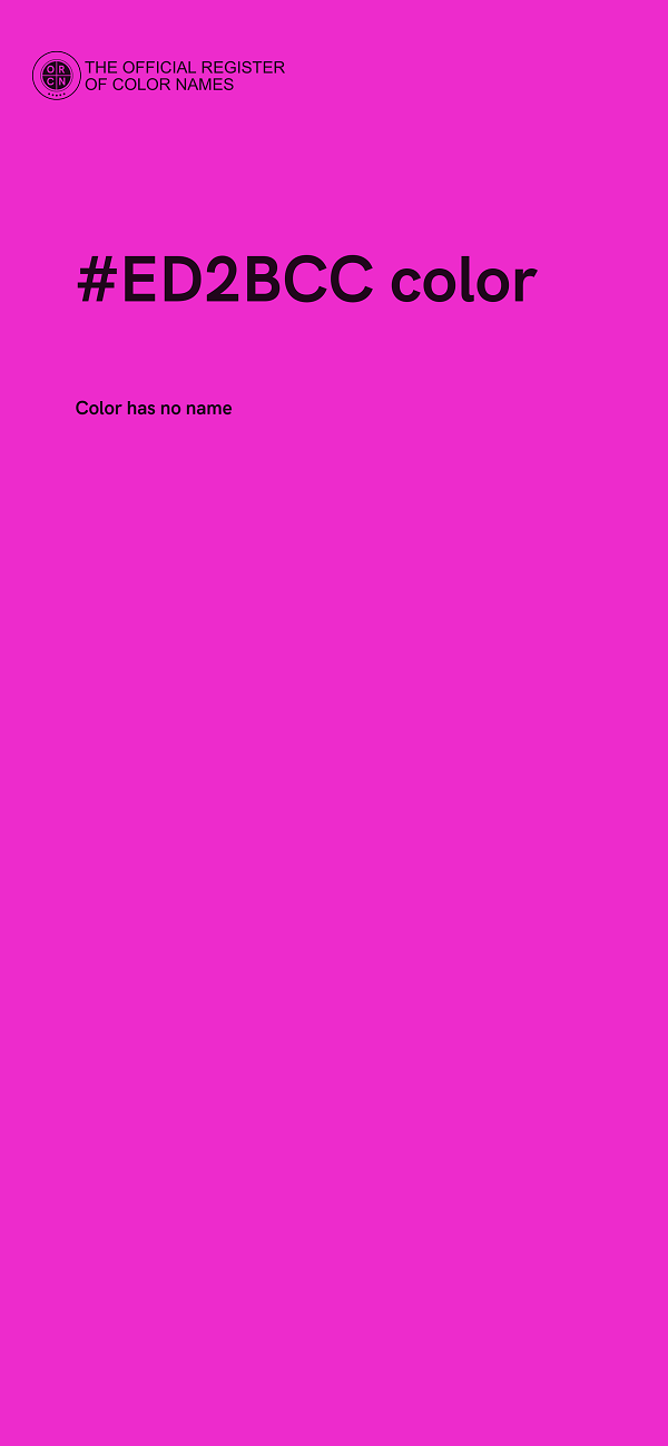 #ED2BCC color image