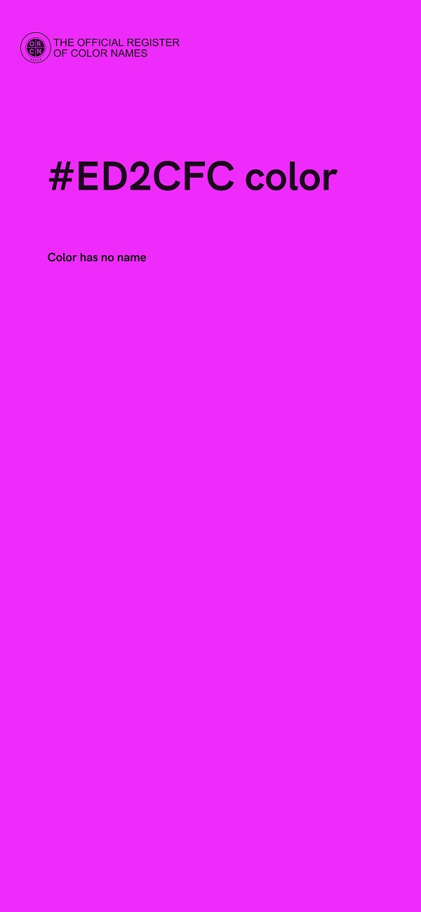 #ED2CFC color image