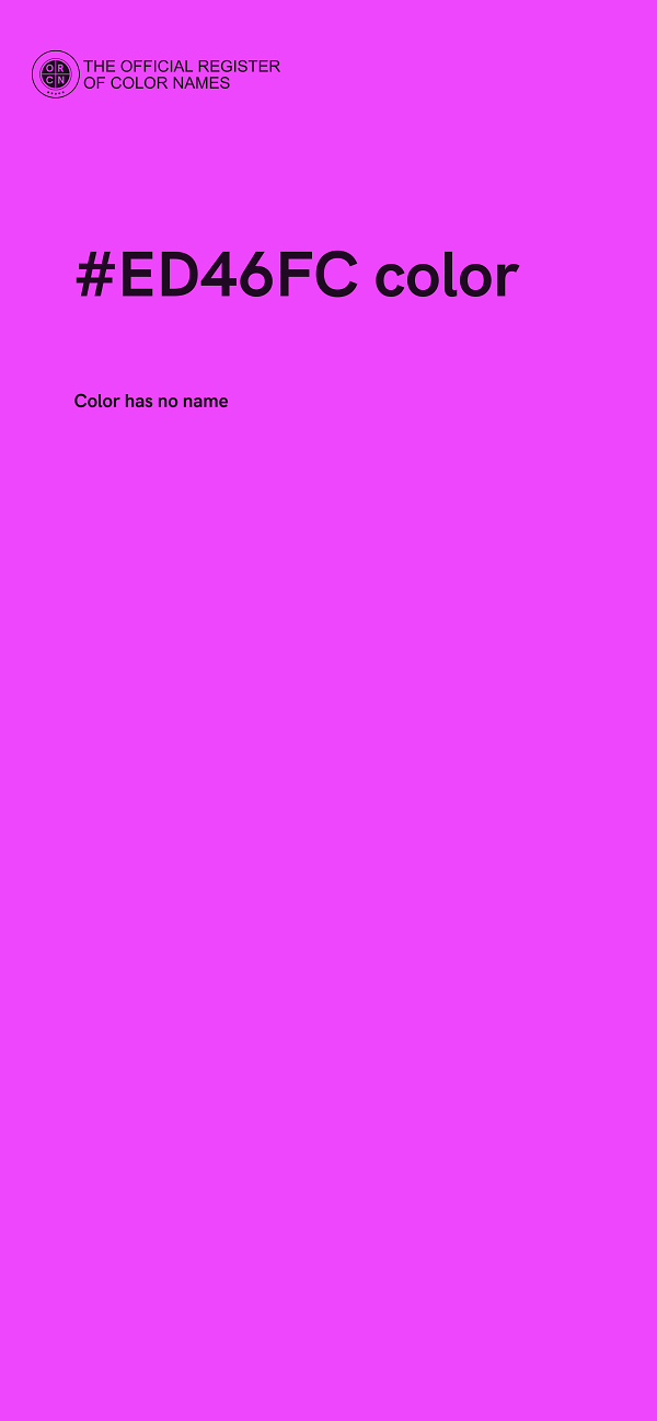 #ED46FC color image