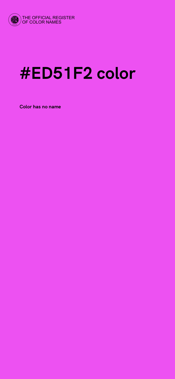#ED51F2 color image