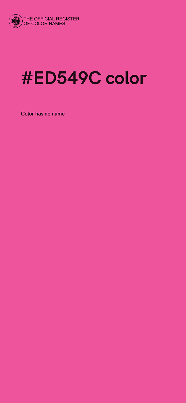 #ED549C color image