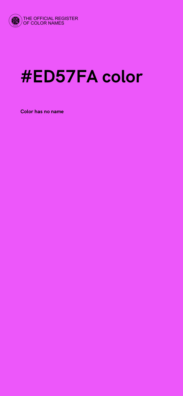 #ED57FA color image