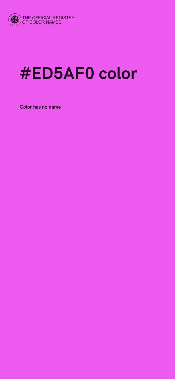 #ED5AF0 color image
