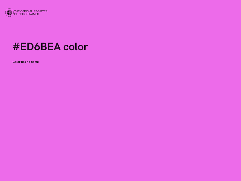 #ED6BEA color image