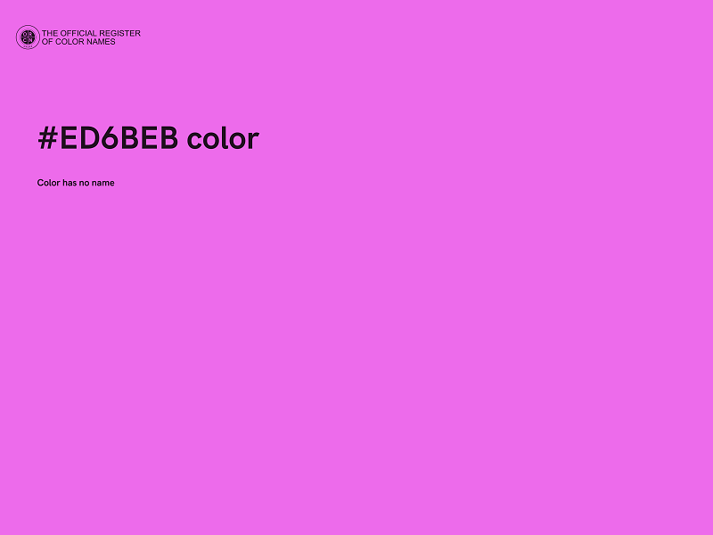 #ED6BEB color image