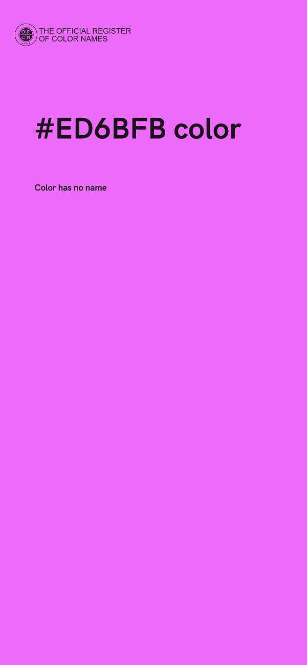 #ED6BFB color image