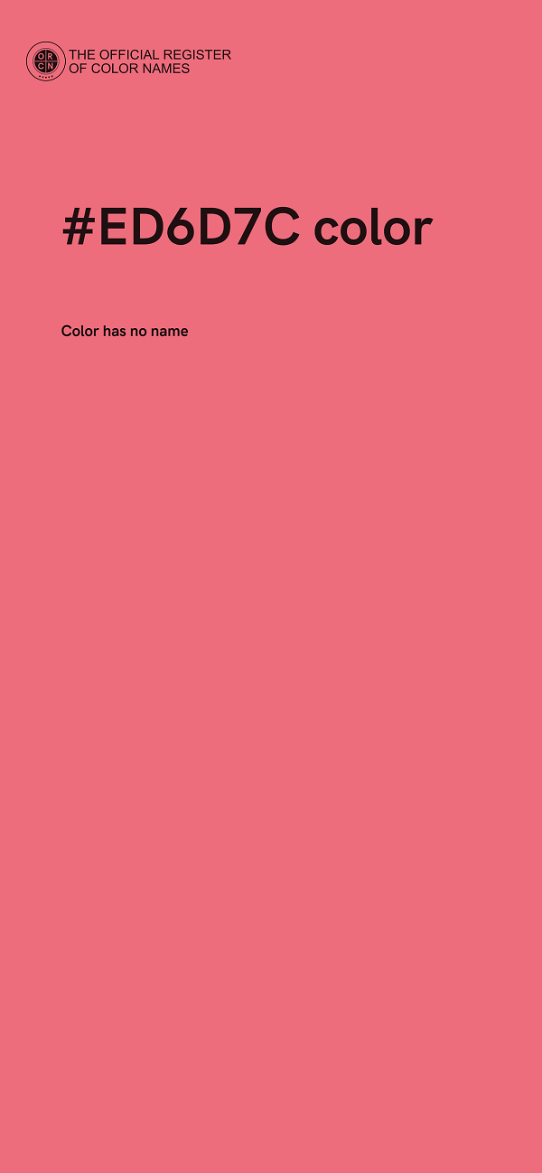 #ED6D7C color image