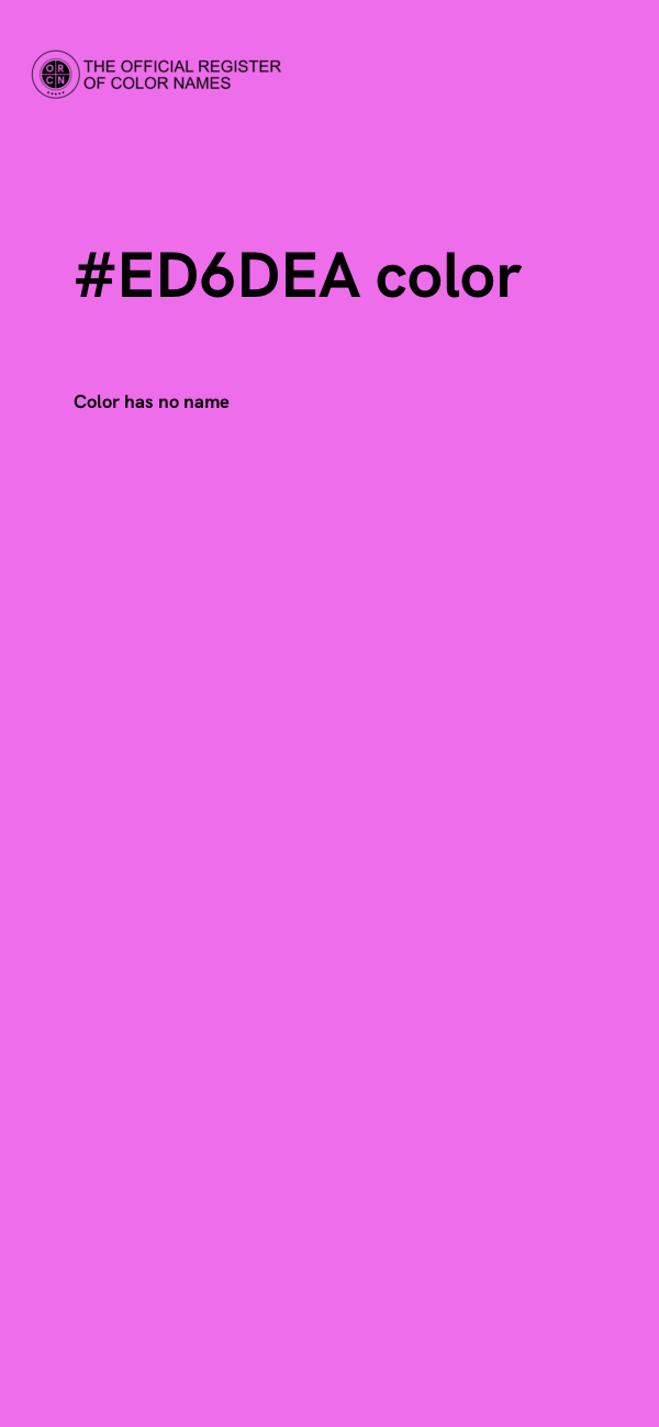 #ED6DEA color image