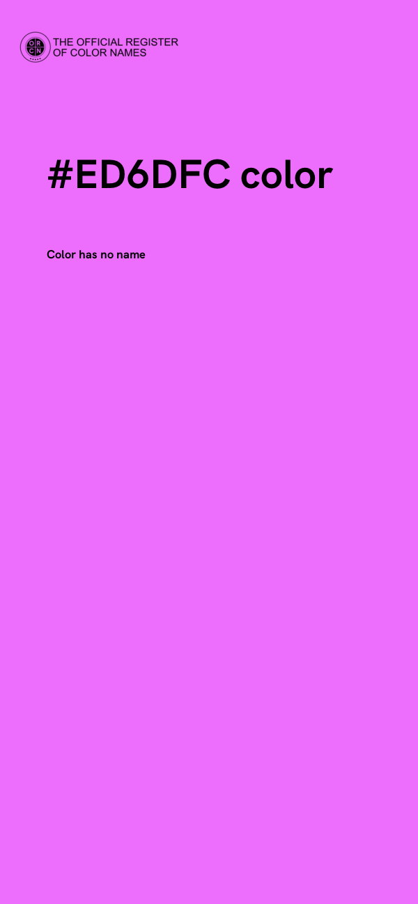 #ED6DFC color image
