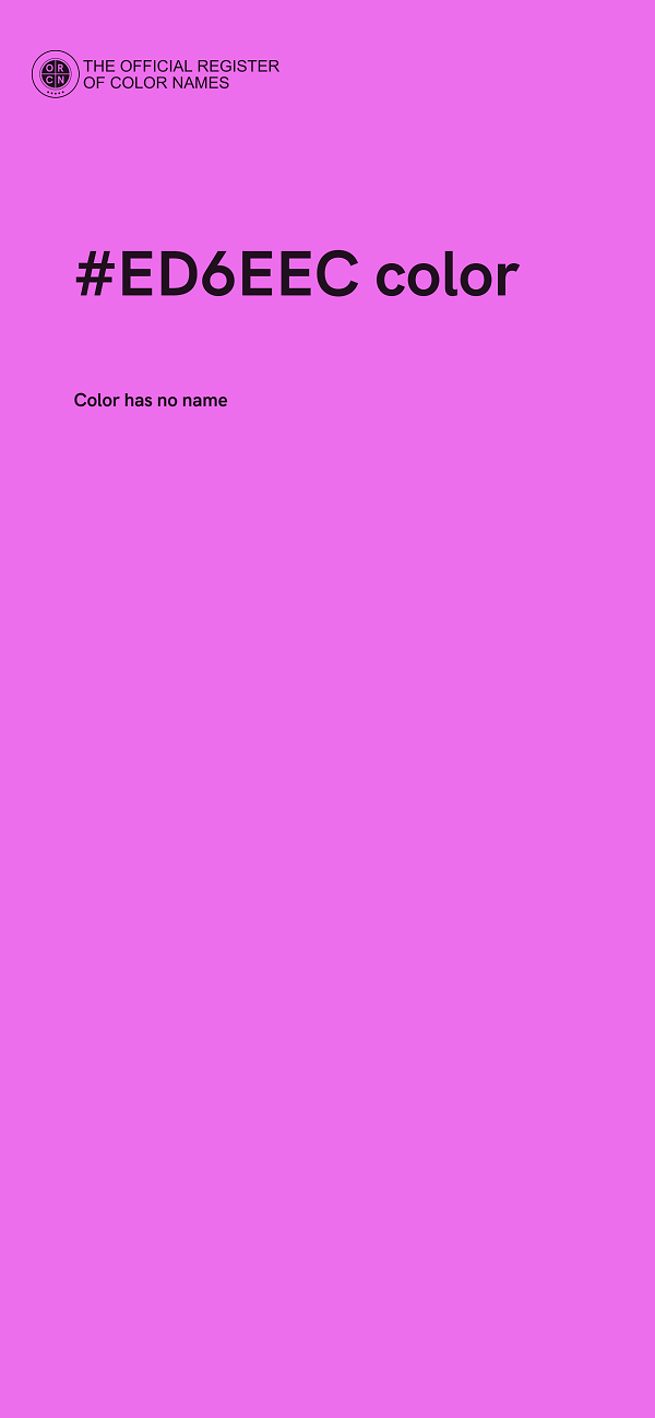 #ED6EEC color image