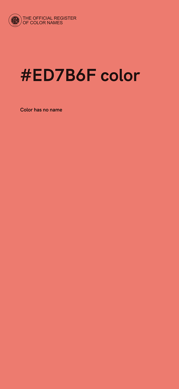 #ED7B6F color image