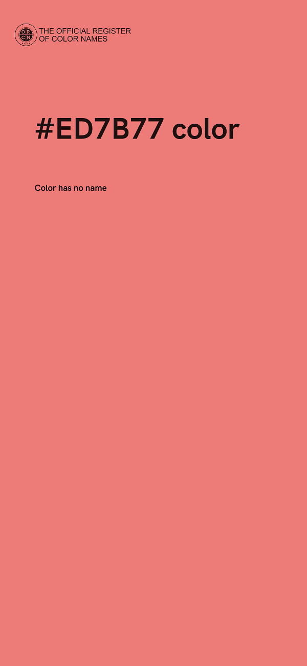 #ED7B77 color image