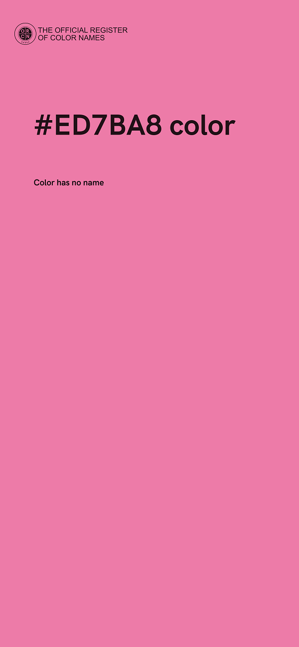 #ED7BA8 color image