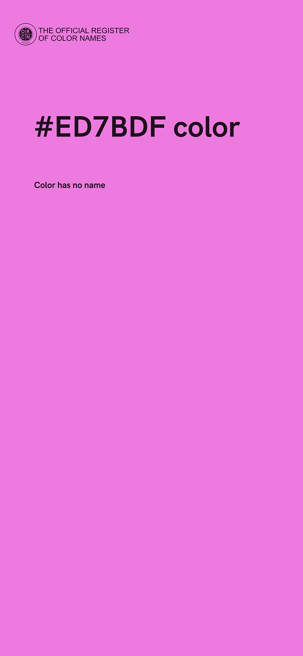 #ED7BDF color image