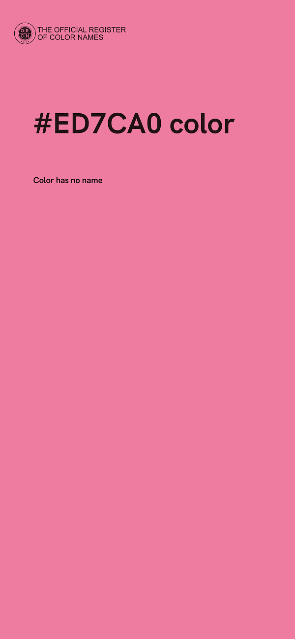 #ED7CA0 color image