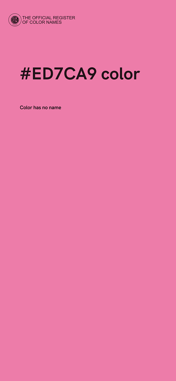 #ED7CA9 color image