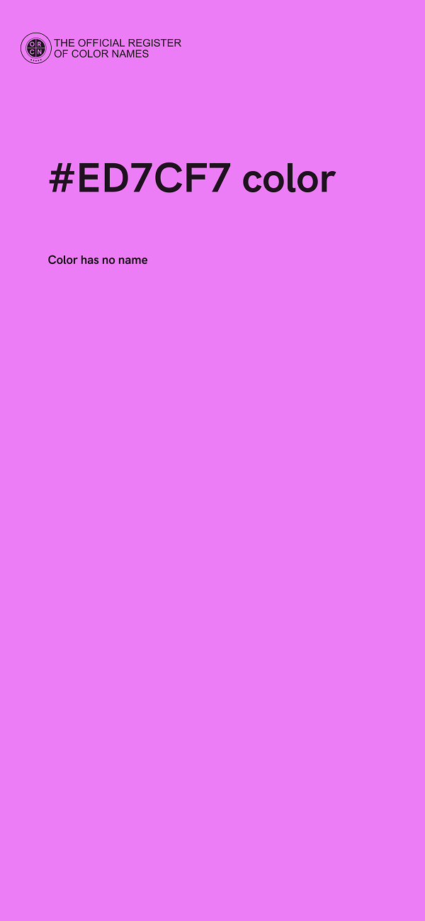 #ED7CF7 color image