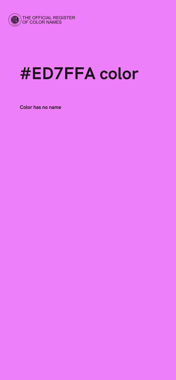 #ED7FFA color image