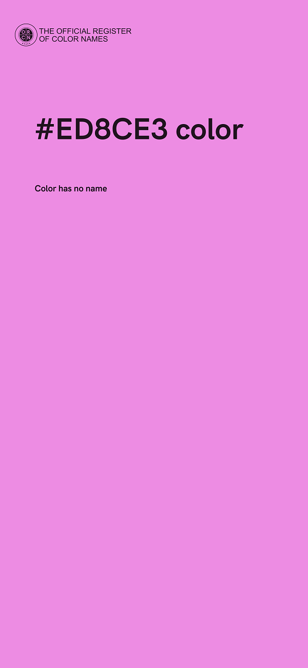 #ED8CE3 color image