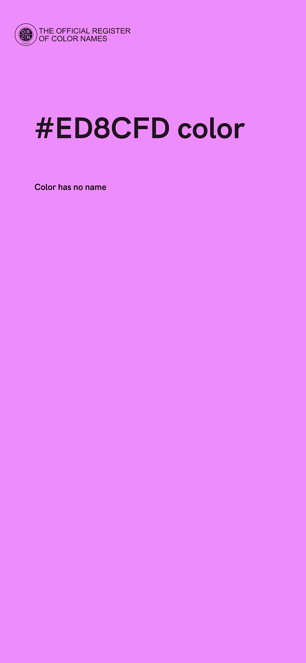 #ED8CFD color image