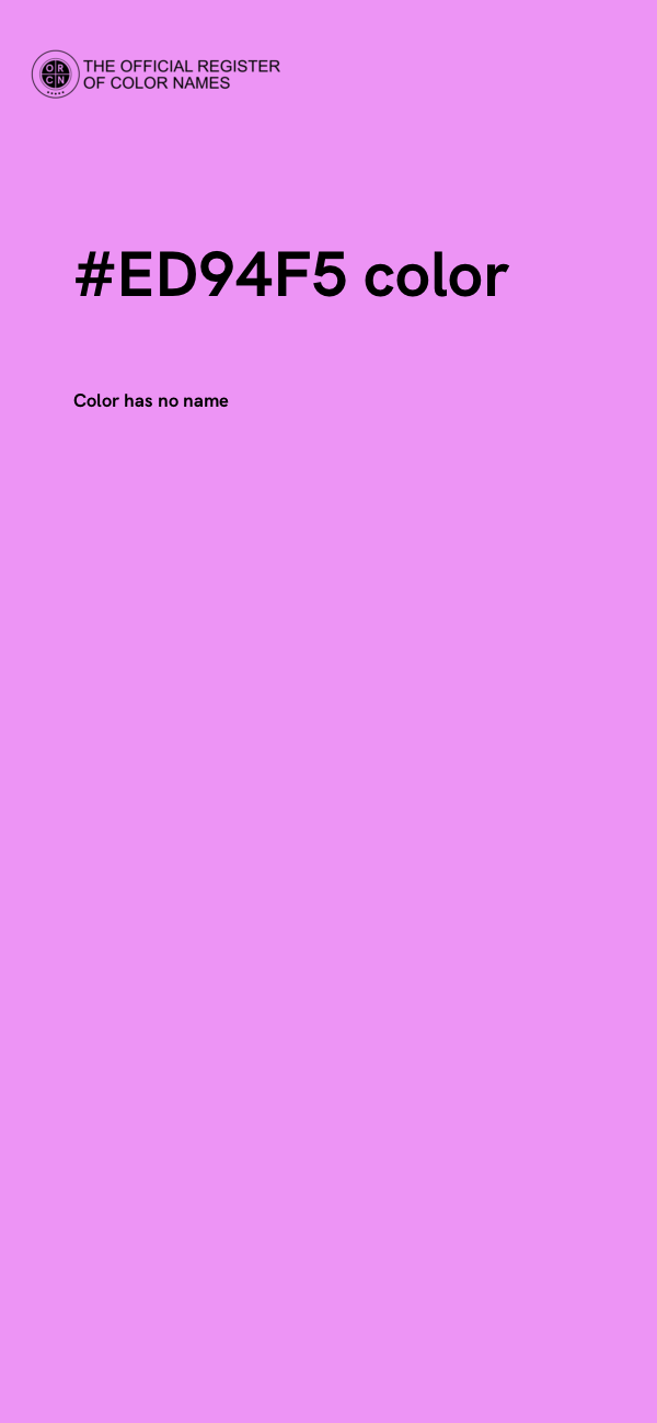#ED94F5 color image